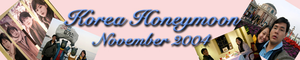Korea Honeymoon Header